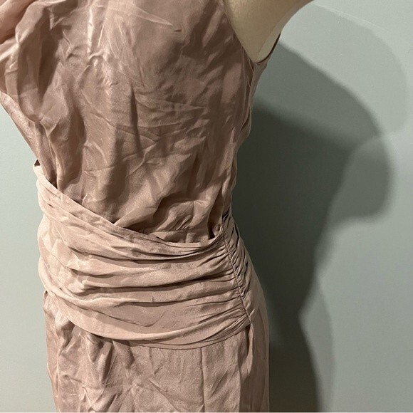 Bebe Robbie 100% Silk Cowl Neck Dress Size Small - Picture 5 of 9